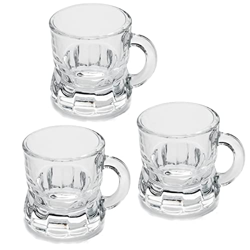 12x Schnapsglas mit Henkel 3cl, JGA. Party, Pinnchen, Tequila, Schnapskrug, Stamper (12, 24, 36, 48, 72, 144) von Carlso