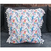 Deko Kissen Colour Of Bird Bunt Mit Pom Band Deko Kissen Colour Of Bird Bunt Mit Pom Band von CarmaCreative