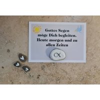 Geschenk Karte Zur Kommunion, Mit Kieselstein Geschenk Karte Zur Kommunion, Mit Kieselstein von CarmenEndSteine