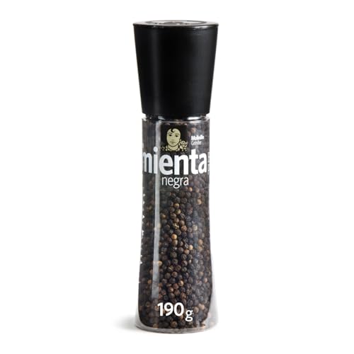 Carmencita - Pfeffermühle mit schwarzem Tellicherry Pfeffer - 180g von Carmencita
