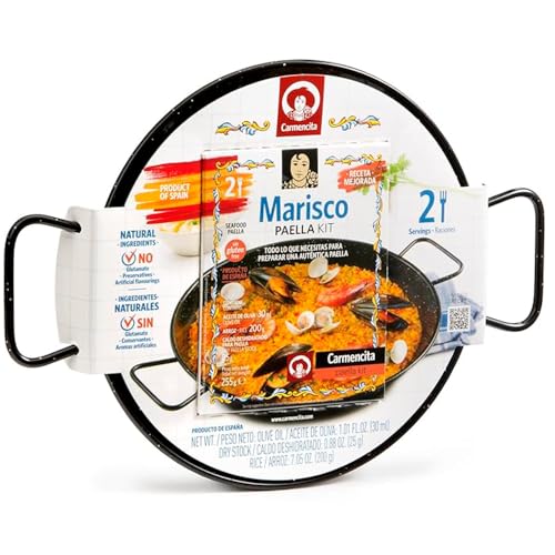 Seafood Paella Kit 2 Personen mit Paellapfanne - Carmencita Seafood Paella Kit 2 Personen mit Paellapfanne - Carmencita von Carmencita