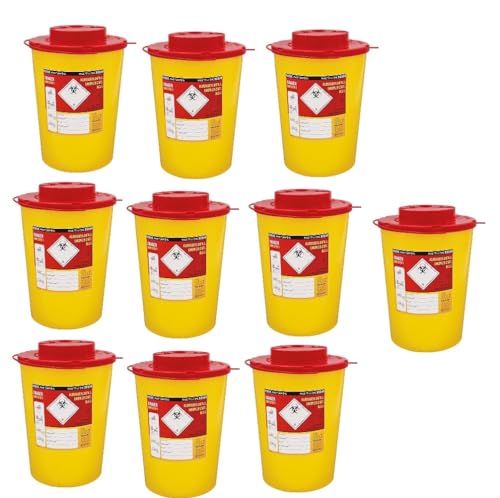 10 x Kanülenabwurfbehälter von carmesin.com Safe-Box 2,2 Ltr. 10 x Kanülenabwurfbehälter von carmesin.com Safe-Box 2,2 Ltr. von Carmesin