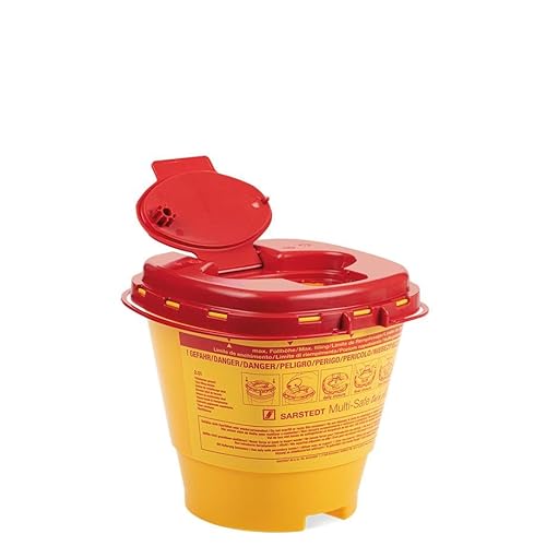 Carmesin 2 Liter Multi-Safe twin plus 2000 - Rot - Polypropylen (PP) - Sharpsbehälter - Sharps Container - Needle Disposal Container - 2860180031 Carmesin 2 Liter Multi-Safe twin plus 2000 - Rot - Polypropylen (PP) - Sharpsbehälter - Sharps Container - Needle Disposal Container - 2860180031 von Carmesin
