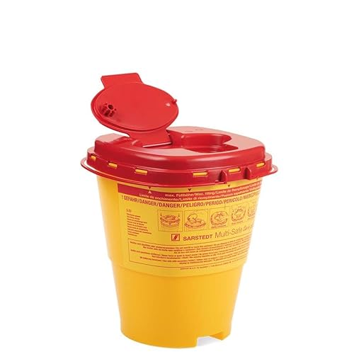 Kanülenabwurfbehälter 2,5 Ltr. Multi-Safe twin plus 2500 von Carmesin® von Carmesin