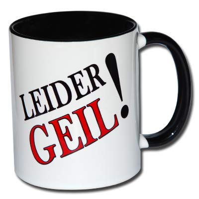 Spruchtasse Funtasse Tasse mit Aufdruck "Leider Geil!"" von Carol Rose Photography