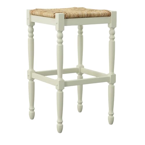 Carolina Cottage Hawthorne Barhocker, 76,2 cm, Weiß von Carolina Cottage