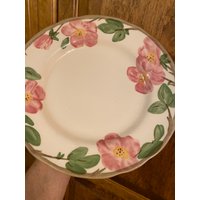 Fransican Desert Rose Speiseteller Made in England Ein Mitglied Der Wedgewood Gruppe 22 cm von CarolinaMtnCompany