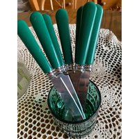 Gibson China Green Steakmesser Set 7 St Patricks Day Gibson China Green Steakmesser Set 7 St Patricks Day von CarolinaMtnCompany