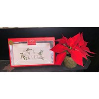 Lenox Joy To The World Sentiment Tablett Holiday Collection von CarolinaMtnCompany