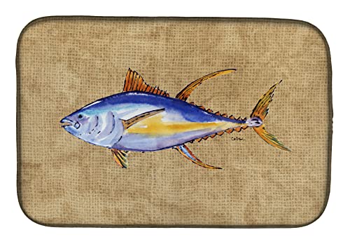 Caroline's Treasures 8817DDM Thunfisch-Trockenmatte, 35,6 x 53,3 cm, mehrfarbig von Caroline's Treasures