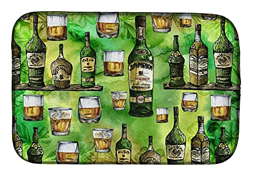 Caroline's Treasures BB5757DDM Abtropfmatte für Irish Whiskey, 35,6 x 53,3 cm, mehrfarbig von Caroline's Treasures