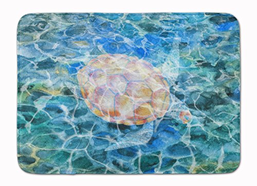 Caroline 's Treasures Meer Schildkröte unter Wasser Fußmatte, 19 h x 27 W, Multicolor von Caroline's Treasures
