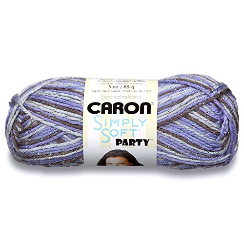 Caron Simply Soft Party, Violet Varg, 85G, 150 von Caron