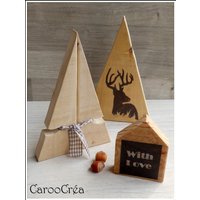 Weihnachtsbaum Aus Holz, Holzdekoration, Weihnachtsdekoration, Weihnachtsdekoration Weihnachtsfigur Weihnachtsbaum Aus Holz, Holzdekoration, Weihnachtsdekoration, Weihnachtsdekoration Weihnachtsfigur von CarooCreaBoisFlotte