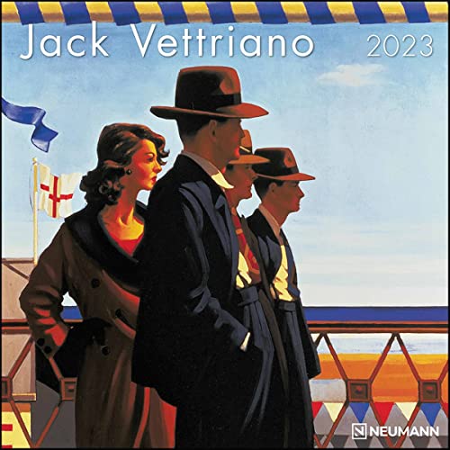 Jack Vettriano 2023 - Wand-Kalender - Broschüren-Kalender - 30x30 - 30x60 geöffnet - Kunst-Kalender von teNeues