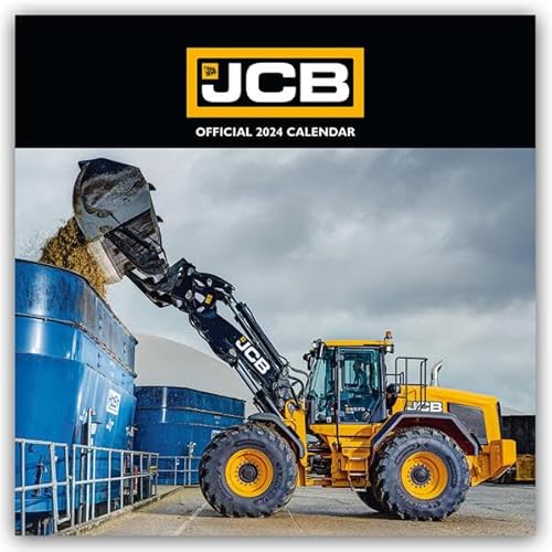 JCB Baumaschinen Bagger 2024: Original Carousel-Kalender [Mehrsprachig] [Kalender] (Wall-Kalender) von Carousel Calendars