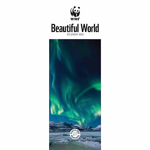 WWF Beautiful World 2024 – Slimline-Kalender: Original Carousel Calendar [Mehrsprachig] [Kalender] von Carousel Calendars
