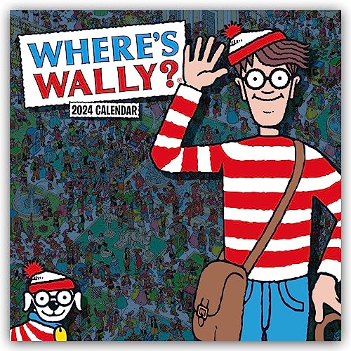Where's Wally? – Wo ist Wally 2024 – Wand-Kalender: Original Carousel Calendar [Mehrsprachig] [Kalender] (Wall-Kalender) von Carousel Calendars