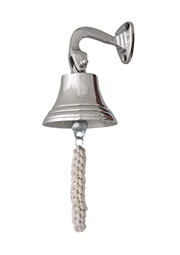 Last Orders Wall Mounted Chrome Silver Door Bell Ships Bell by Carousel Home von Carousel Home