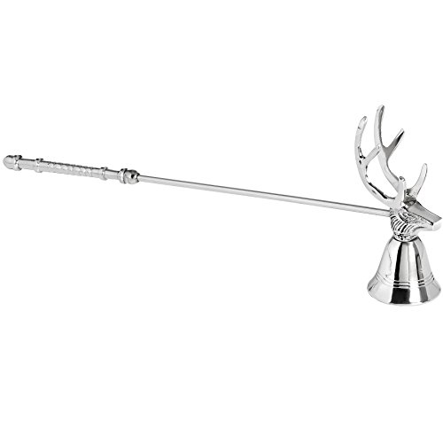 Silver Deer Stag Reindeer Head Candle Snuffer by Carousel Home von Carousel Home