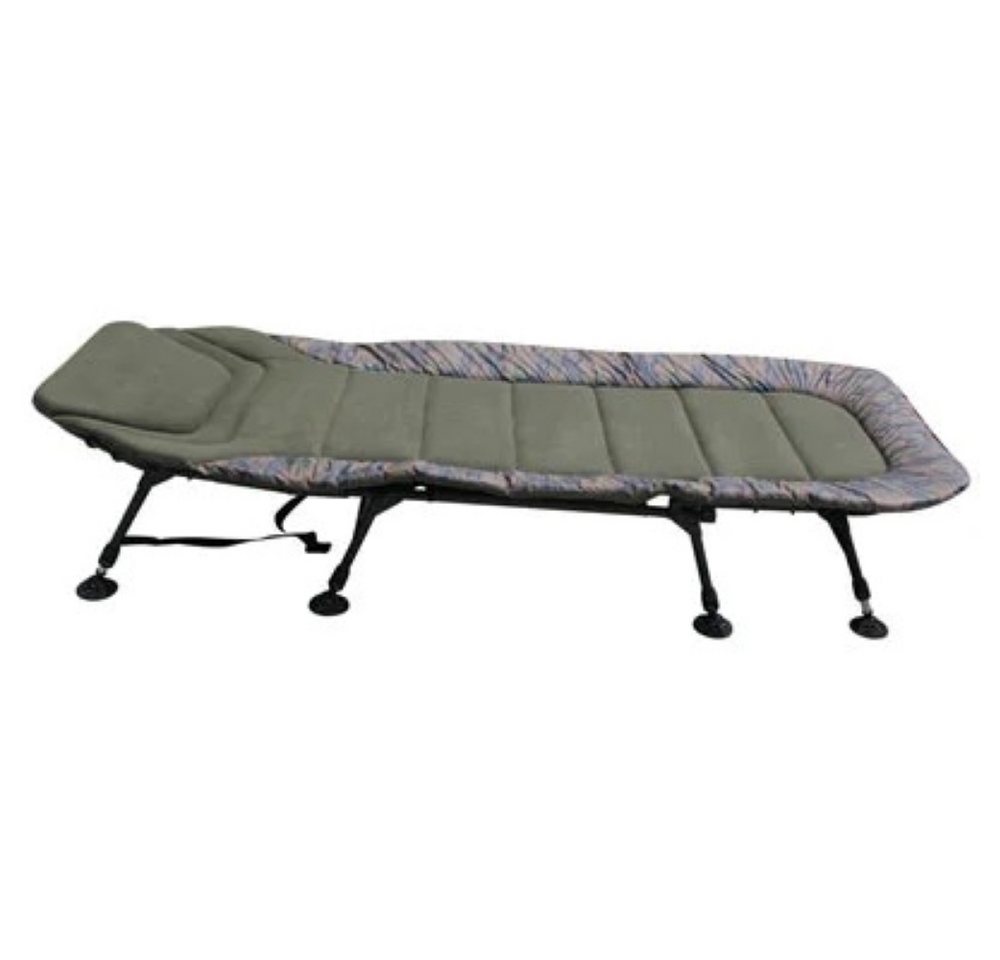CarpOn Angelliege Bedchair Apex S1 8-Bein Karpfenliege Camouflage (1-St) von CarpOn