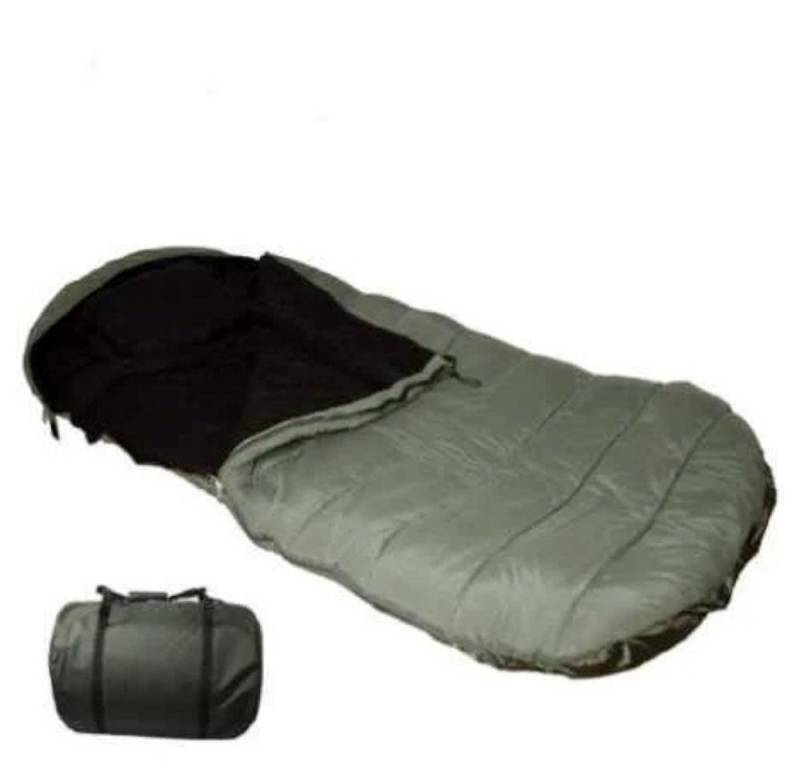 CarpOn Schlafsack 5 Jahreszeiten Deckenschlafsack Grün Line Style warm (1 tlg), Outdoor-Schlafsack von CarpOn