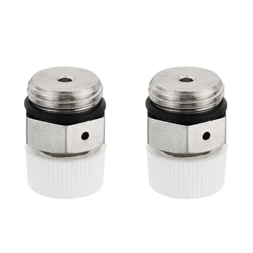 2 Stück Heizkörper-Lüftungsventil, Installation BSP Außengewinde Heizkörperentlüftungsventile (1/2) von Carpango