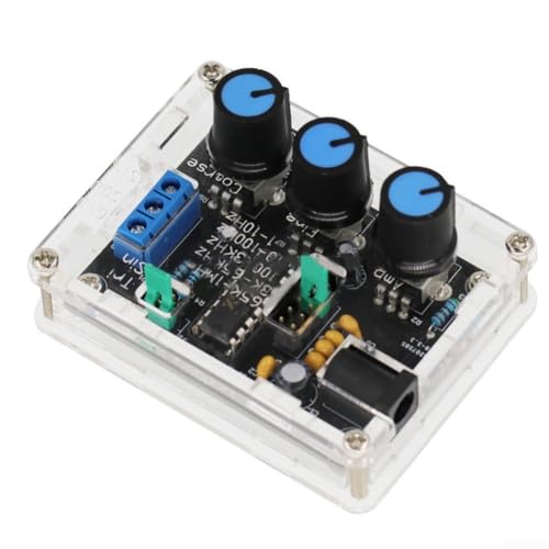 Carpango DIY Signalgenerator-Set, Sinus-Dreieck-Quadratwelle, R2206 hochpräziser Signalgenerator, XR2206 Chip, einstellbare Frequenz 1 Hz 1 MHz, einfache Einrichtung (9 12 V DC) von Carpango
