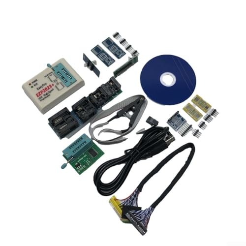 EZP2023 Hochgeschwindigkeits-USB-SPI-Chip-Programmierer IC Eprom Programmierer mit Adapter, schnelle Lese- und Schreibgeschwindigkeiten, automatische Chip-Erkennung (EZP2023 12 Adapter) von Carpango