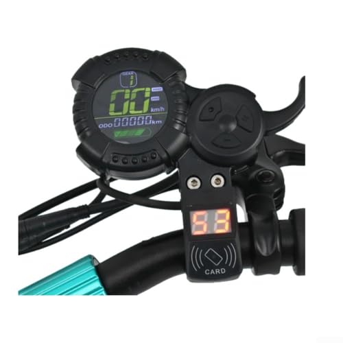 Elektrischer Scooter, 6-polig, NFC-Entriegelung, Drosselklappe und NFC-Karte, kompatibel mit VSETT 8, 8+, 9, 9, 10, 11, Zero 8, 9, 10, 8X, Pro 10X, einfache Installation von Carpango