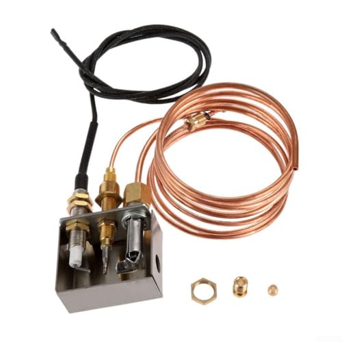 Gas-Thermoelement, Pilotbrenner-Baugruppe mit Thermoelement + für Zündung Gas Propan für Zündsätze von Carpango