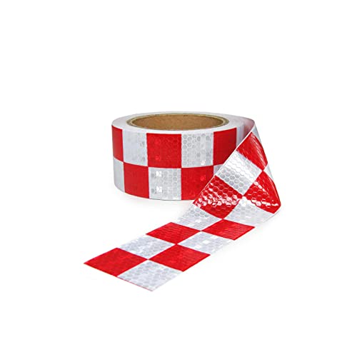 Carparts-Online Signalband Markierungsband Absperrband selbstklebend reflektierend kariert 10m Carparts-Online Signalband Markierungsband Absperrband selbstklebend reflektierend kariert 10m von Carparts-Online