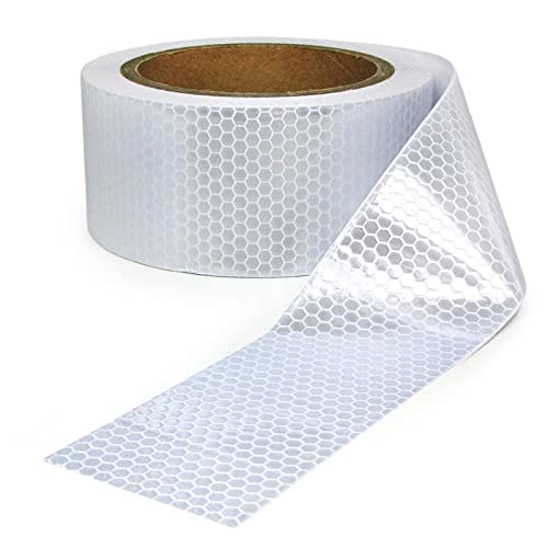 Carparts-Online Signalband Markierungsband Absperrband selbstklebend reflektierend weiß 10m von Carparts-Online