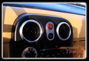 Doppelschalter Blende Abdeckung Cover Edelstahl passend für Mazda MX5 NA 89-98 von Carparts-Online