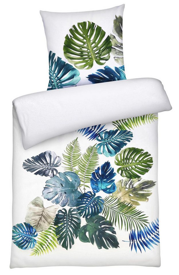 Carpe Sonno Bettwäsche Mako Satin Wende Bettwäsche 135x200 Baumwolle Bettzeug Blumen Muster, Mako-Satin, 2 teilig, Ganzjahres Bettwaren Pflegeleicht Modern Bettbezug Einfarbig geblümt von Carpe Sonno