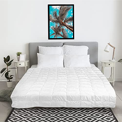 Carpe Sonno Bettdecke Sommerdecke - Leichte Steppdecke Supersoft für den Sommer Sommerbettdecke atmungsaktive kühlende Bettdecke mit Füllung aus 100% Polyester - 155 x 240 cm von Carpe Sonno