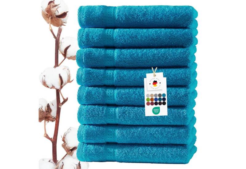 Carpe Sonno Gästehandtücher 30x50 cm 8x Gästetuch Set 100% Baumwolle Frottier Handtücher 500 g/m2, Frottier (Spar-Set, 8-St), Extra Soft & Weich, Saugfähig, Schwer, Atmungsaktiv, schnell trocknend von Carpe Sonno