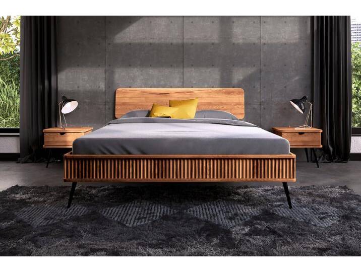 Carpe Sonno Massivholzbett Massivholzbett CARPE A (Bettgestell, Bettgestell), Holzbett Schlafzimmer Buche Massivholzbett 140x200, beige von Carpe-Sonno