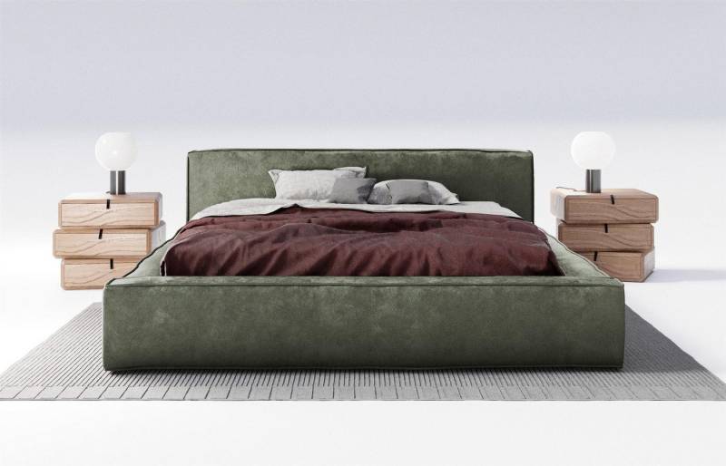 Carpe Sonno Polsterbett Stoffbett Polsterbett 120x200 140x200 160x200 180x200 200x200 (Polsterbett inkl. Lattenrost und Bettkasten, Stoffbet inkl. Lattenrost und Bettkasten), Bett gepolstert Funktionsbett Stauraumbett Einzelbett 120x200 von Carpe Sonno