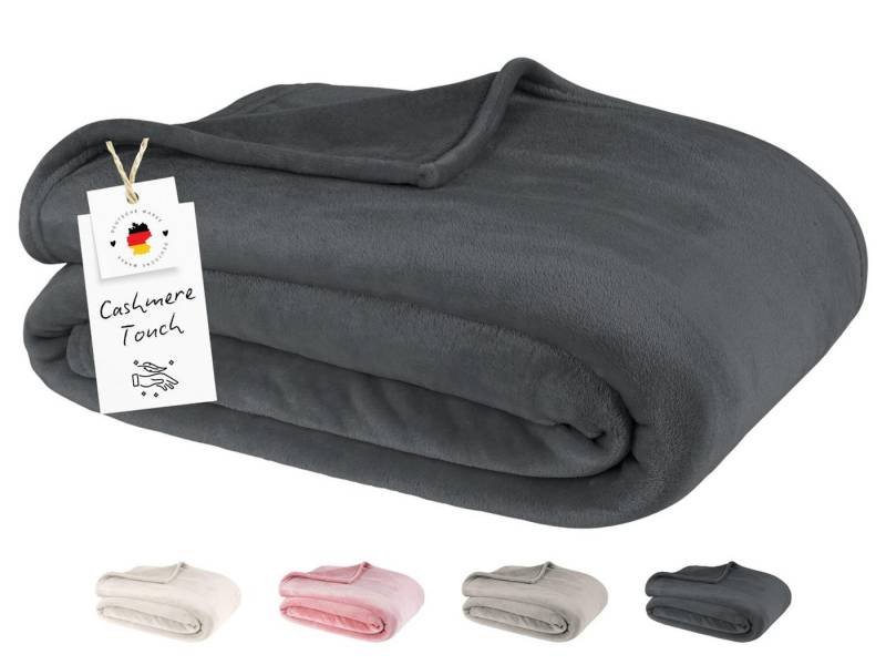 Wohndecke Kuscheldecke Flauschig Fleecedecke 150x200 180x220 Sofa Couch Decke, Carpe Sonno, Super Softe Sofadecke Überwurf Tagesdecke Grau Anthrazit Wohndecke Kuscheldecke Flauschig Fleecedecke 150x200 180x220 Sofa Couch Decke, Carpe Sonno, Super Softe Sofadecke Überwurf Tagesdecke Grau Anthrazit von Carpe Sonno