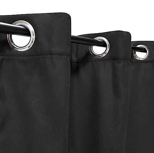 Carpentier & Gute Helden Vorhang – Panel bereit Stellen Polyester schwarz 140 x 140 cm von Atout Ciel