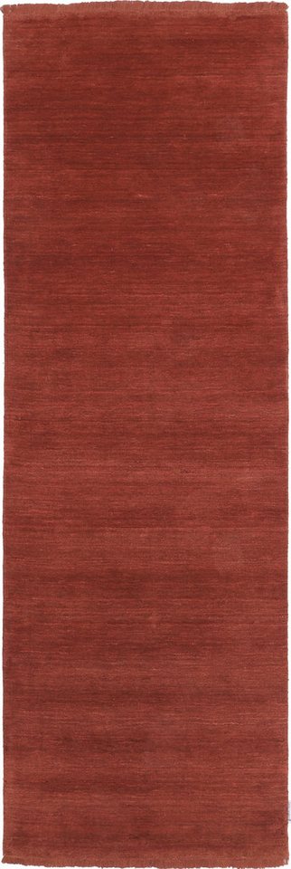 Carpet Avenue Teppich Handloom Solo - Rost / Rot 250x80, Läufer, Höhe: 10 mm von Carpet Avenue