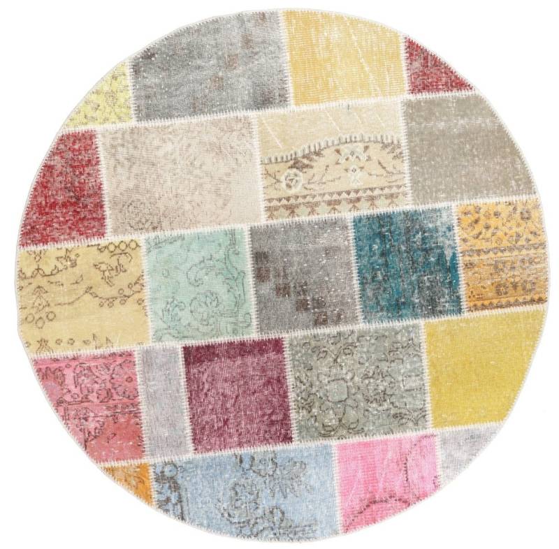 Carpet Avenue Teppich Patchwork 150x150, Rund, Höhe: 8 mm Carpet Avenue Teppich Patchwork 150x150, Rund, Höhe: 8 mm von Carpet Avenue