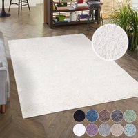 Carpet City Hochflor-Teppich "City Shaggy", rechteckig, 30 mm Höhe, Auch als Läufer, Langflor, Uni, Shaggy, flauschig-weich von Carpet City