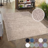 Carpet City Hochflor-Teppich "City Shaggy" rechteckig 30 mm Höhe Auch als Läufer, Langflor, Uni, Shaggy, flauschig-weich Carpet City Hochflor-Teppich "City Shaggy" rechteckig 30 mm Höhe Auch als Läufer, Langflor, Uni, Shaggy, flauschig-weich von Carpet City