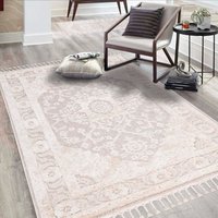 Carpet City Hochflor-Teppich "Valencia 732" rechteckig 20 mm Höhe Läufer, Boho-Stil, 3D-Effekt, Relief, Hoch-Tief-Struktur, mit Fransen Carpet City Hochflor-Teppich "Valencia 732" rechteckig 20 mm Höhe Läufer, Boho-Stil, 3D-Effekt, Relief, Hoch-Tief-Struktur, mit Fransen von Carpet City