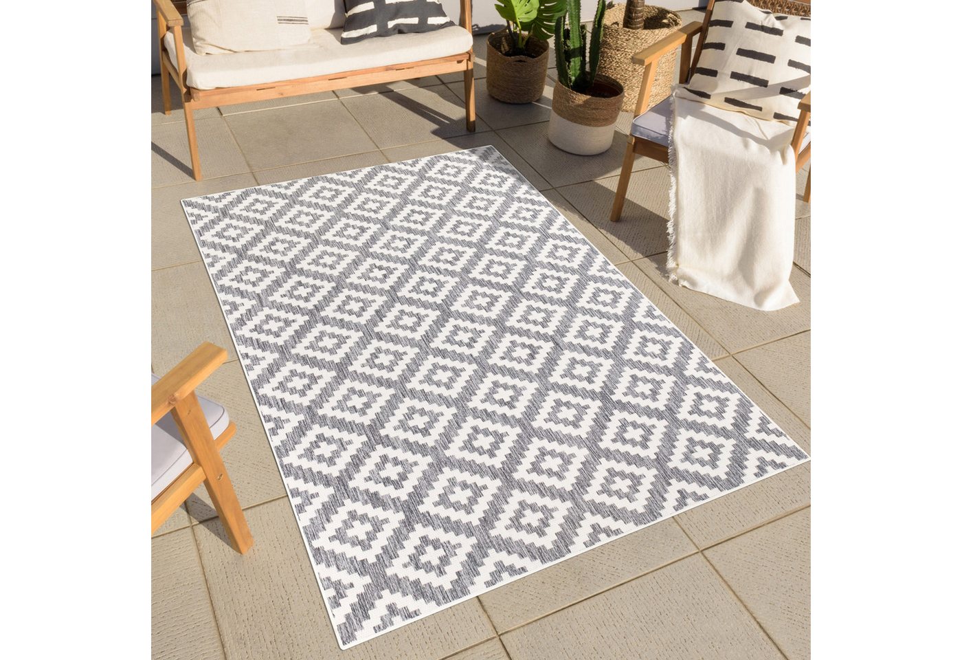 Carpet City Outdoorteppich Outdoor 461, rechteckig, Höhe: 5 mm Carpet City Outdoorteppich Outdoor 461, rechteckig, Höhe: 5 mm von Carpet City