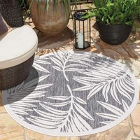 Carpet City Outdoorteppich "Outdoor 468", rund, 5 mm Höhe, UV-beständig, Flachgewebe, auch in quadratischer Form erhältlich von Carpet City