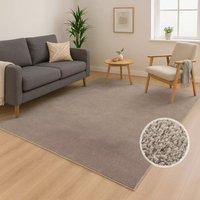 Carpet City Teppich "CALMA 200" rechteckig 14 mm Höhe Kurzflor, Waschbar, Anti-Rutsch, ideal für Wohnzimmer, Schlafzimmer Carpet City Teppich "CALMA 200" rechteckig 14 mm Höhe Kurzflor, Waschbar, Anti-Rutsch, ideal für Wohnzimmer, Schlafzimmer von Carpet City