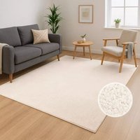 Carpet City Teppich "CALMA 200" rechteckig 14 mm Höhe Kurzflor, Waschbar, Anti-Rutsch, ideal für Wohnzimmer, Schlafzimmer Carpet City Teppich "CALMA 200" rechteckig 14 mm Höhe Kurzflor, Waschbar, Anti-Rutsch, ideal für Wohnzimmer, Schlafzimmer von Carpet City